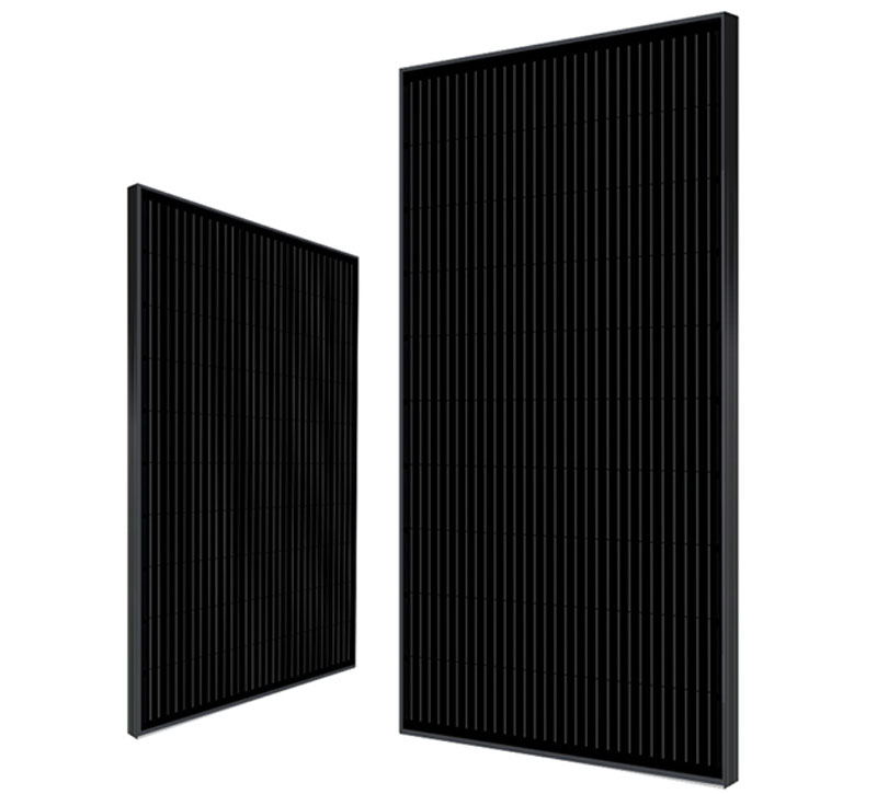 高効率単結晶60枚ストリング275 W-300 W全黒太陽光発電モジュール